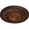 Ekena Millwork Monique Ceiling Medallion (Fits Canopies up to 3 3/4"), Hand-Painted Rust, 13 3/4"OD x 1"P CM13MORUS - alternate 4
